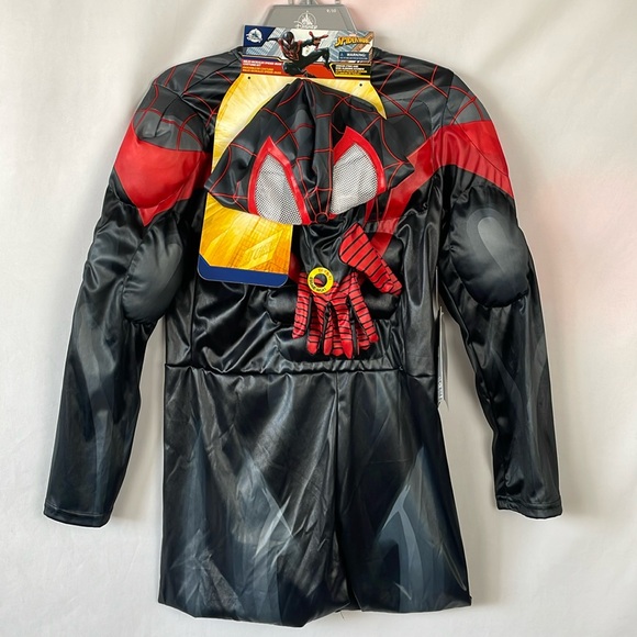 NWT Disney Spider-Man Costume w/Mask, Gloves, and Bulging Muscles - Size 9/10 - Picture 2 of 16